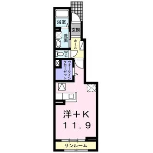 ラフォーレ・A【1階】の間取り
