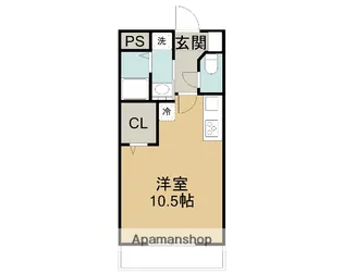 コスモス【203号室】の間取り