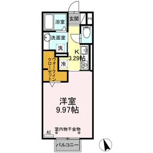 カッサミリーナ【2階】の間取り