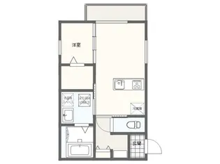 ARCーLACINE【103号室号室】の間取り