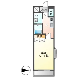 フィオーレ【1階】の間取り