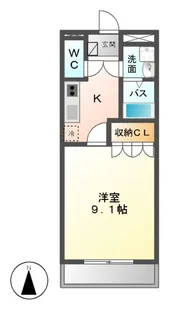 フォレスト・ヴィラ Ⅱ【2階】の間取り