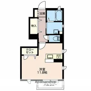 プレミアス【1階】の間取り