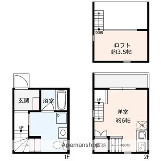 エクセルシアK−Ⅱ【102号室】の間取り