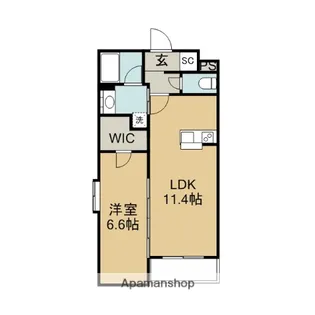 HEART相生【4階】の間取り