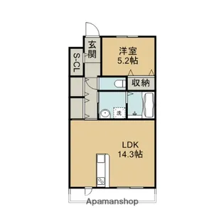 SORTE【1階】の間取り