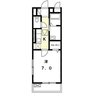 ブルーボンネット【3階】の間取り