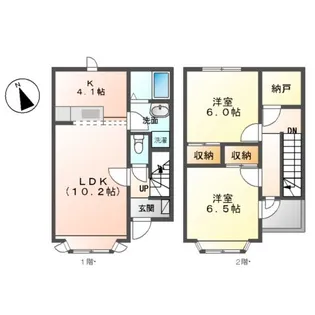 コージィー【1階】の間取り