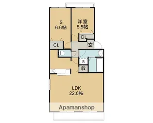 アビーロードⅠ【2階】の間取り