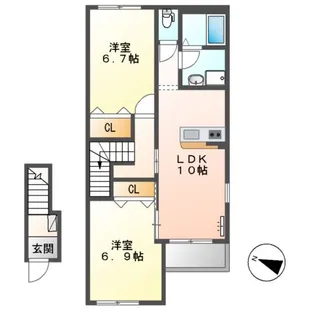 REVENTON【2階】の間取り
