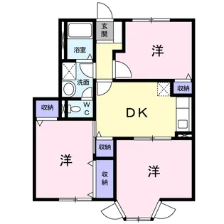 フォレスト ガーデン Ⅱ【1階】の間取り