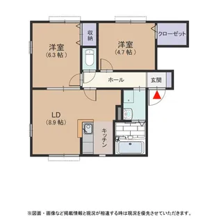 ボンヌジュルネ B【101号室号室】の間取り