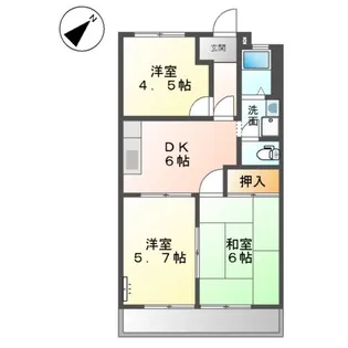 ノーブルタウン【00202号室】の間取り