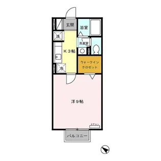 エクセラン ボワⅡ【2階】の間取り