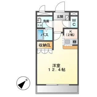 コンフォース西阿倉川【1階】の間取り