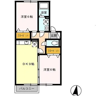 ホクト A【2階】の間取り