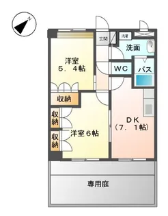 コーポ アイビー【1階】の間取り