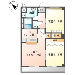 リュミエール・A【2階】の間取り