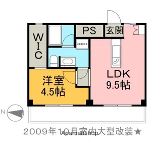 コム!四日市【301号室】の間取り