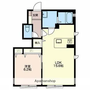 リーフガーデンハイツ【B101号室】の間取り
