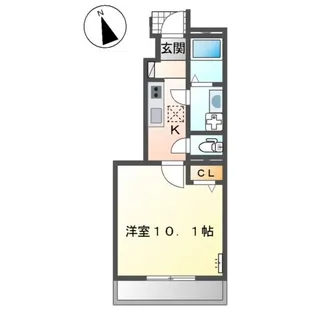 アンシア【1階】の間取り