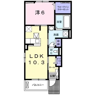 マルミット Ⅱ【1階】の間取り