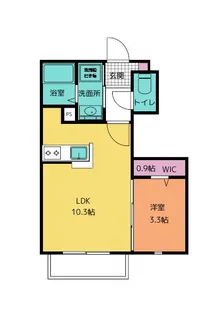 オアシス C【102号室号室】の間取り