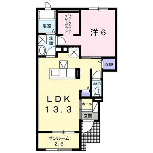 ハーモニー Ⅱ【1階】の間取り