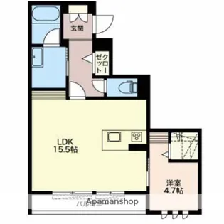 グランデュールMS【2階】の間取り