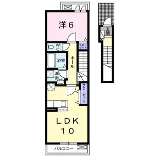 オリヴェート B【2階】の間取り
