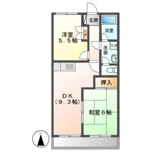 グランドパレス松井【2階】の間取り