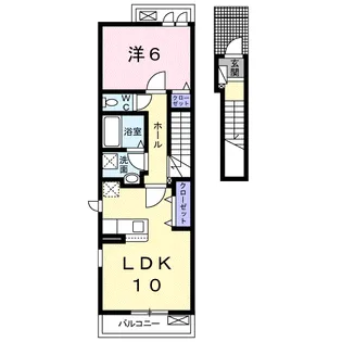 フランボワーズ Ⅱ【2階】の間取り