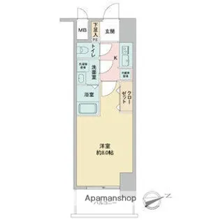S−RESIDENCE四日市元町【13階】の間取り