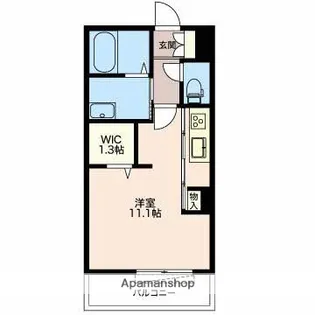 クレスティーク【3階】の間取り