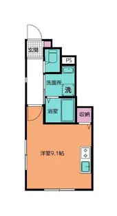 エルメゾン伊倉【102号室号室】の間取り