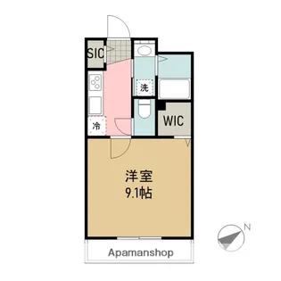 リッツ石塚【1階】の間取り