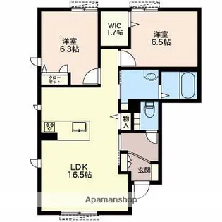 中野館【1階】の間取り