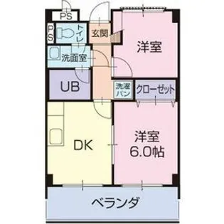 リンピアさくら【2階】の間取り