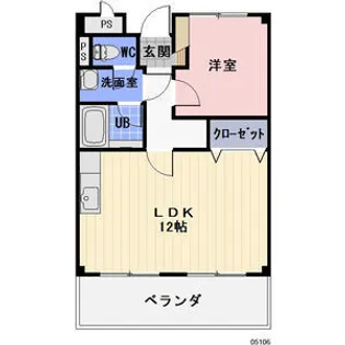 リンピアさくら【1階】の間取り