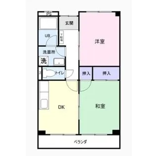 リンピアベルテ【2階】の間取り