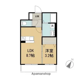 カーサセレーナ【3階】の間取り