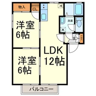 パストラルA【2階】の間取り