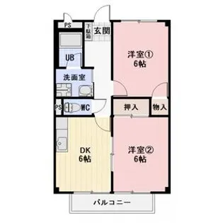 サープラスⅡときわ【2階】の間取り