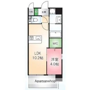 RISORA【4階】の間取り