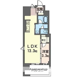 ザ・レジデンス桑名【10階】の間取り