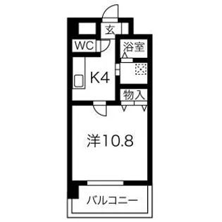 ランドマーク西町【3階】の間取り