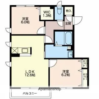 カーサレジオ【1階】の間取り