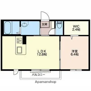 ラヴィタシア【1階】の間取り