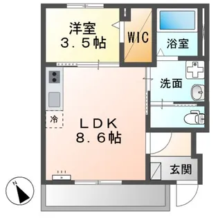 トロン【1階】の間取り