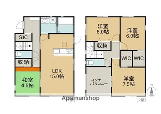 三重県四日市市大字塩浜【一戸建】の間取り